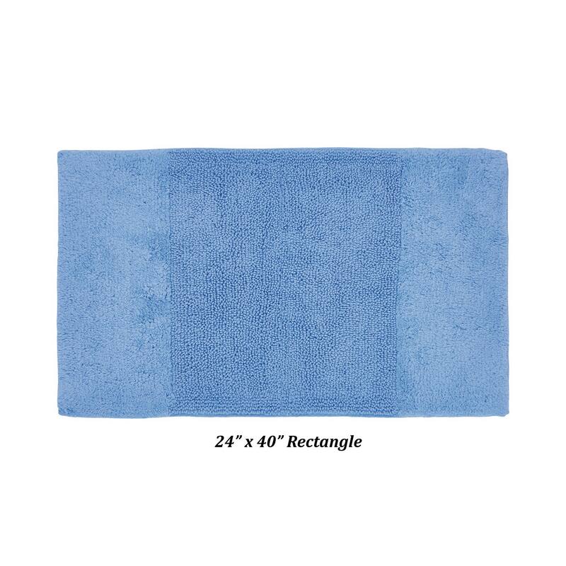 Better Trends Bath Rug 100% Cotton Water Absorbent Tufted Bathroom Rugs for Shower, Sink Mats Machine Wash Granada Collection
