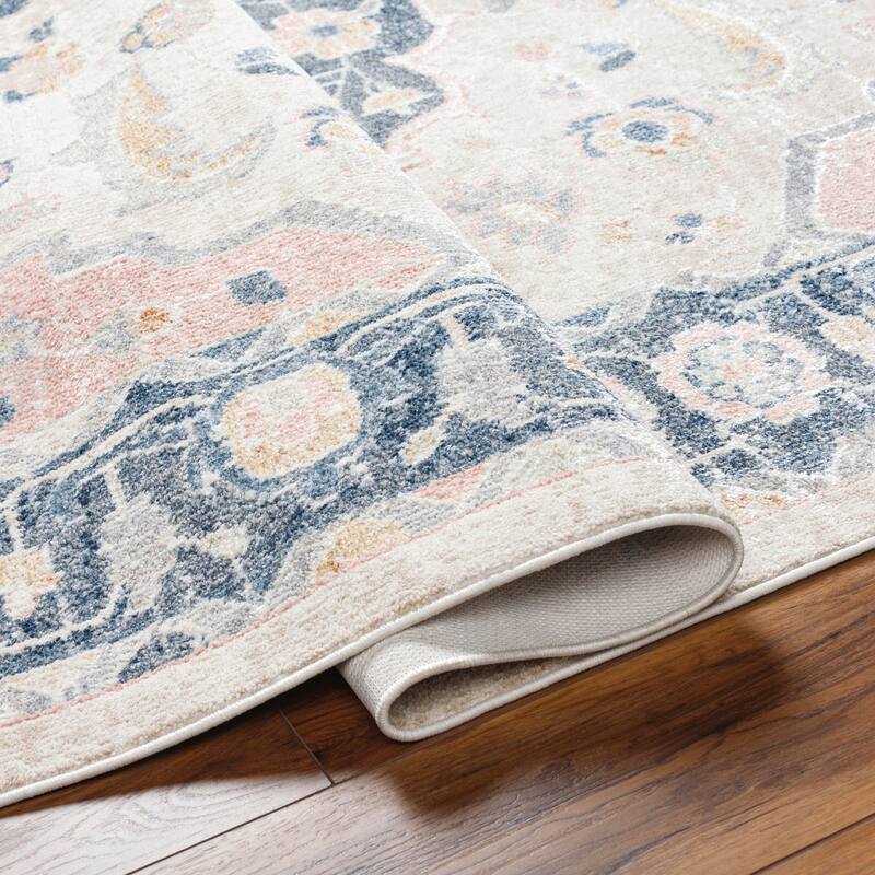 Livabliss Santana Traditional Machine Washable Area Rug