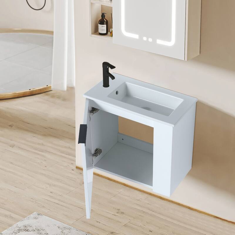 Topcraft 22-inch Wall Mount Bathroom Cabinet with Sink