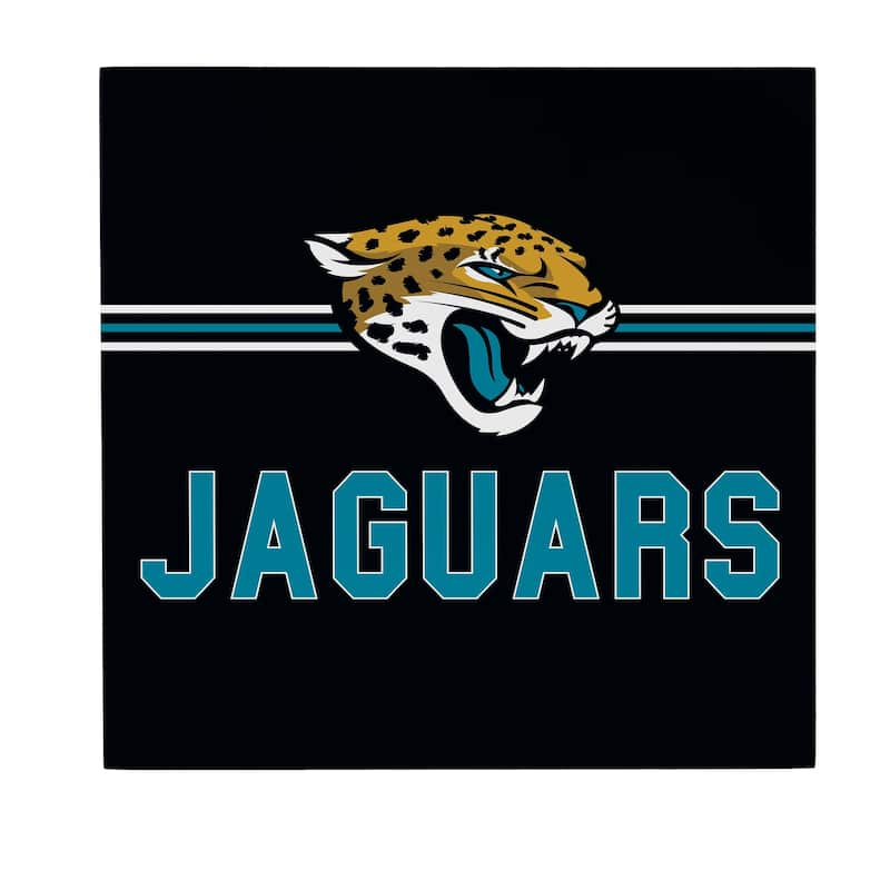 Jacksonville Jaguars Wooden Door Decor Wall Sign - Multi-Color