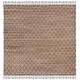 preview thumbnail 77 of 84, SAFAVIEH Handmade Cape Cod Zinca Coastal Jute Tassel Rug 6' Square - Charcoal/Natural - Square