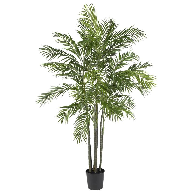 6Ft Palm Tree - Indoor Silk Tree with 1332 Leaves - Tropical Decor for Living Room Office - 6ft.