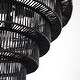 preview thumbnail 14 of 17, Dimmable 8-Light Hand-Woven Rattan Tiered Chandelier