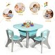 preview thumbnail 21 of 20, Kid-Friendly Activity Table & Chair Set with Built-in Storage for Creative Play
