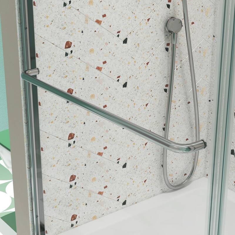 Shower door, sliding door, with 1/4" tempered glass