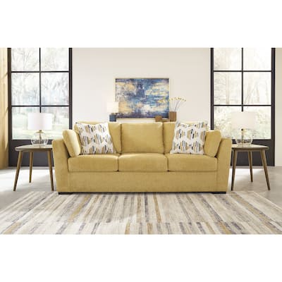Signature Design by Ashley Keerwick Yellow Sofa - 94" W x 41" D x 39" H