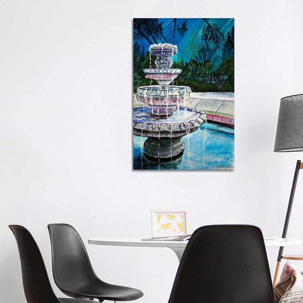 iCanvas "Water Fountain II" by Derek McCrea Canvas Print