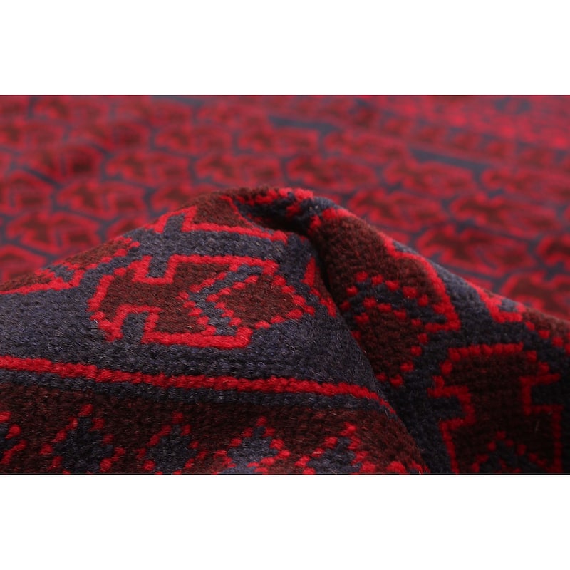 ECARPETGALLERY Hand-knotted Teimani Navy Wool Rug - 3'6 x 6'10