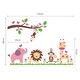 preview thumbnail 3 of 2, Walplus Huge Animals Kids Wall Sticker Art Nursery Decoration Decal