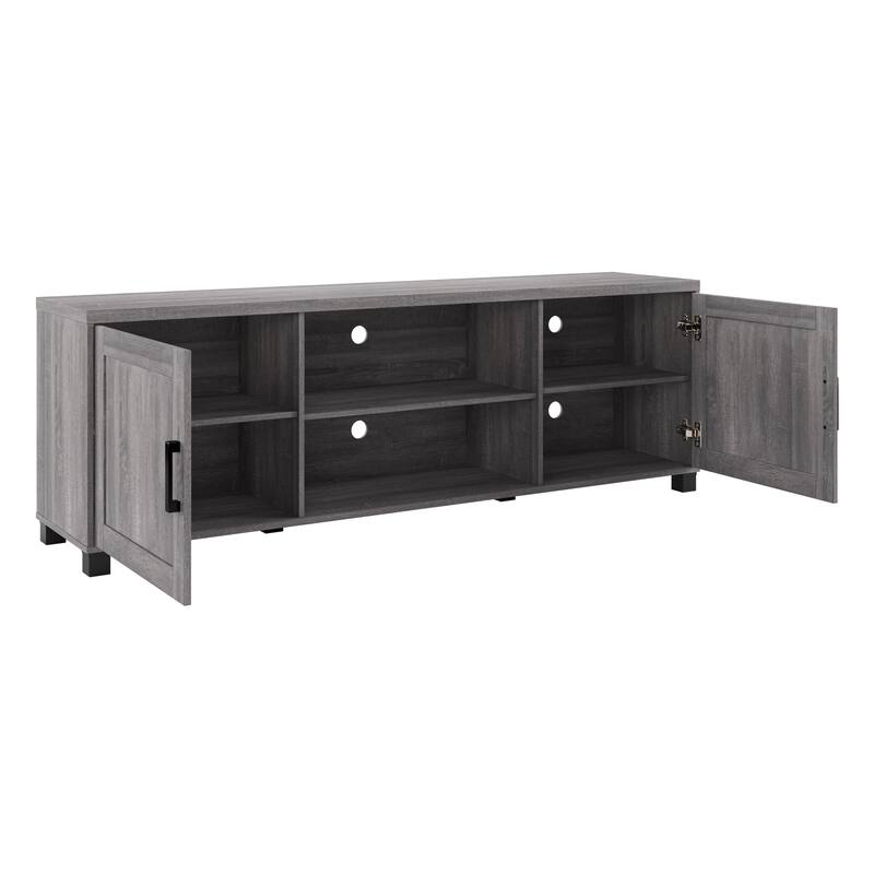 Virlomi TV Stand with Doors, TVs up to 85"