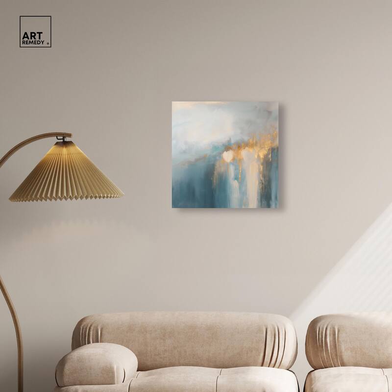Golden Tears II Canvas by Art Remedy, Gallery Wrapped