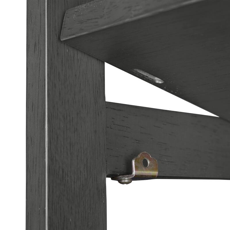 5-Shelf Corner Bookcase White Finish Transitional Space-Saving Storage Organizer with Open Display for Small Rooms