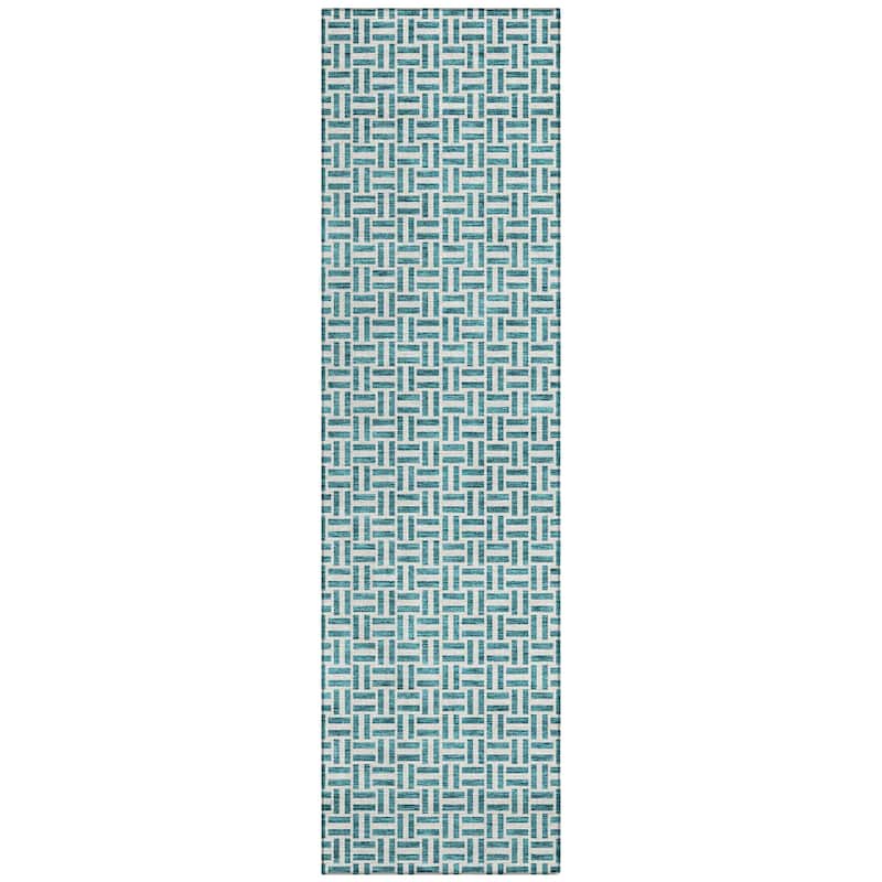 Machine Washable Indoor/ Outdoor Chantille Contemporary Casual Rug