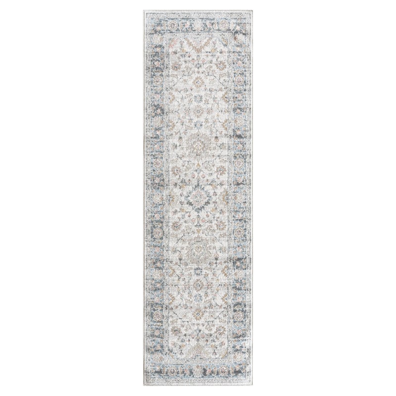Everwash Treasure Lina Traditional Medallion Machine Washable Area Rug