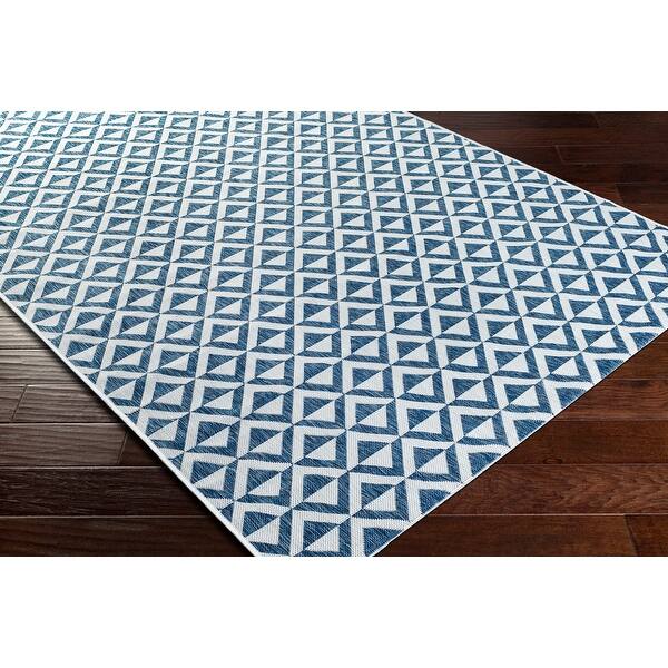 Keller Indoor Outdoor Diamond Stripe Area Rug Overstock 32065240