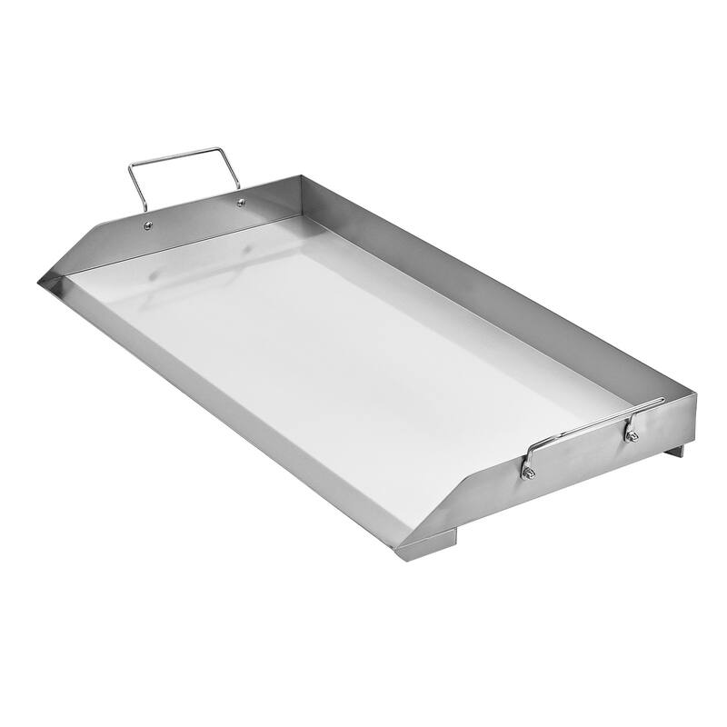 Anmytek 32x16 Inch Stainless Steel Flat Top Griddle - Silver