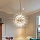 preview thumbnail 31 of 79, 8/9/12/16-Light Modern Linear Sputnik Firework Dandelion Crystal Chandelier 16-Lights - Gold