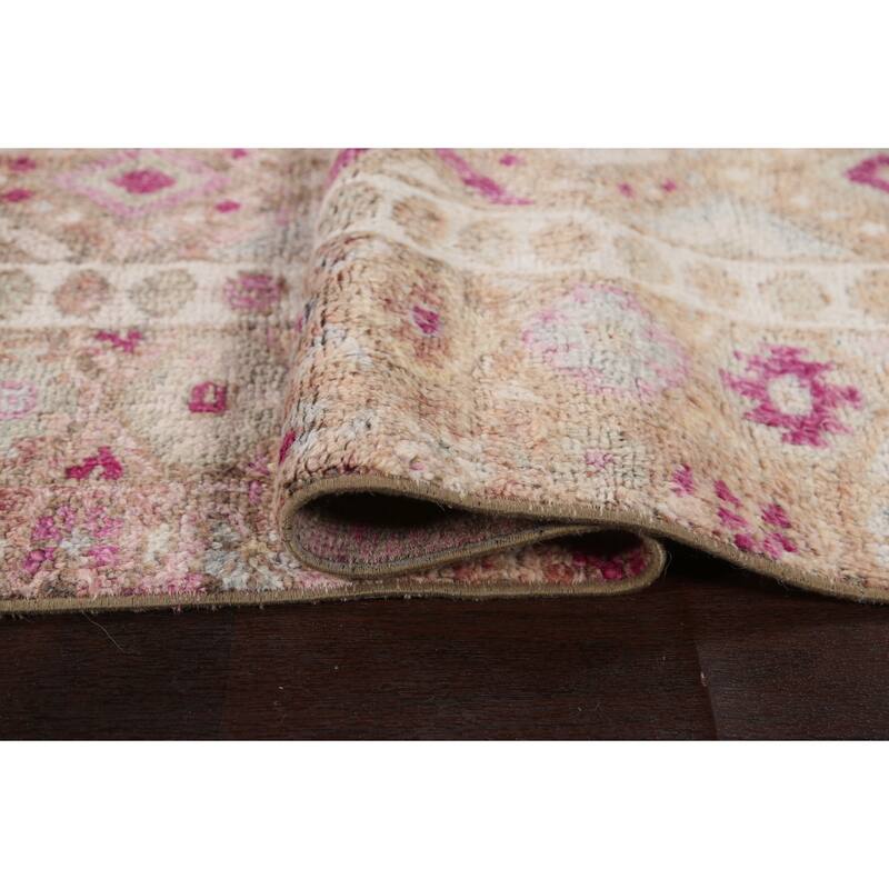 Clearance Antique Look Anatolian Oriental Wool Runner Rug Hand-knotted - 3'1" x 12'9"