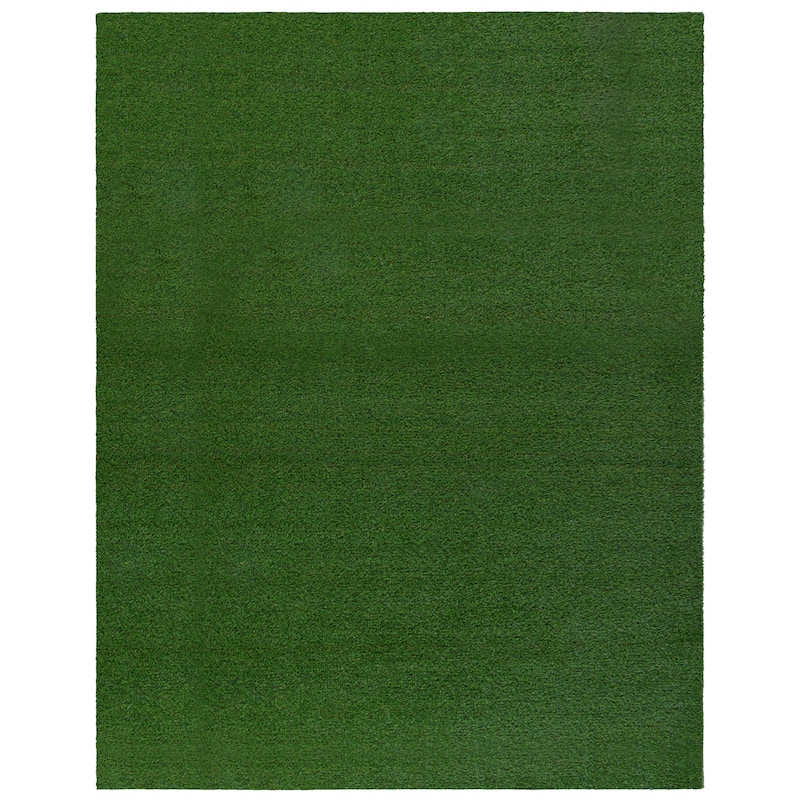 SAFAVIEH Vista Jaya Washable Indoor/Outdoor Rug - Weather Resistant & Easy Cleaning - Natural/Green - 6'6" x 9'