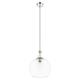 Option Clear Shade / Polished Nickel