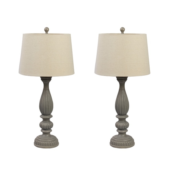Set of 2 Clifford Resin Table Lamps. Opens flyout.
