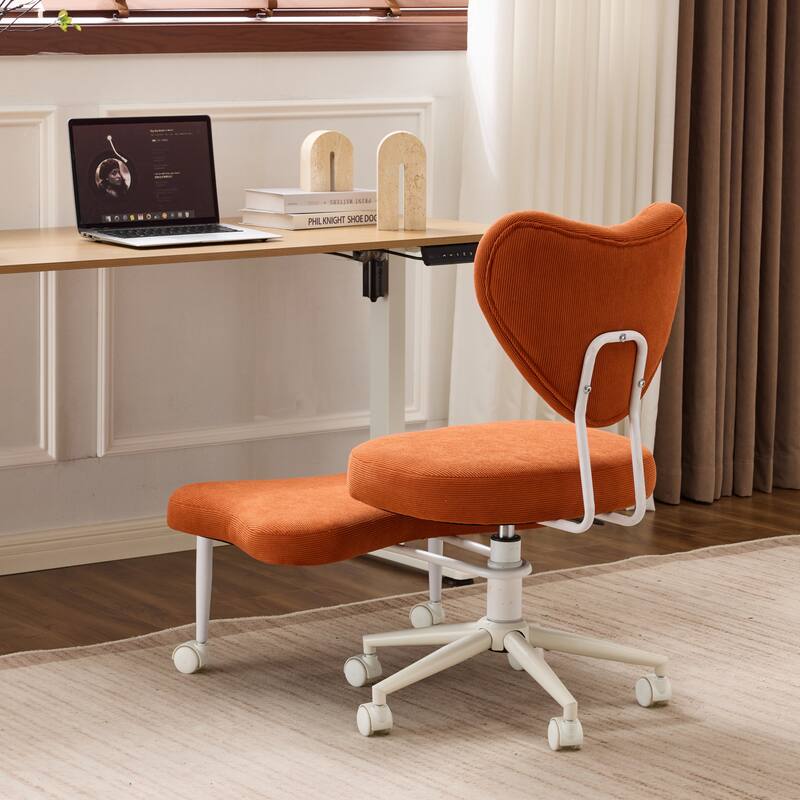 Meditation chair, an ergonomic cross-legged seating chair with lumbar support and a height-adjustable seat cushion