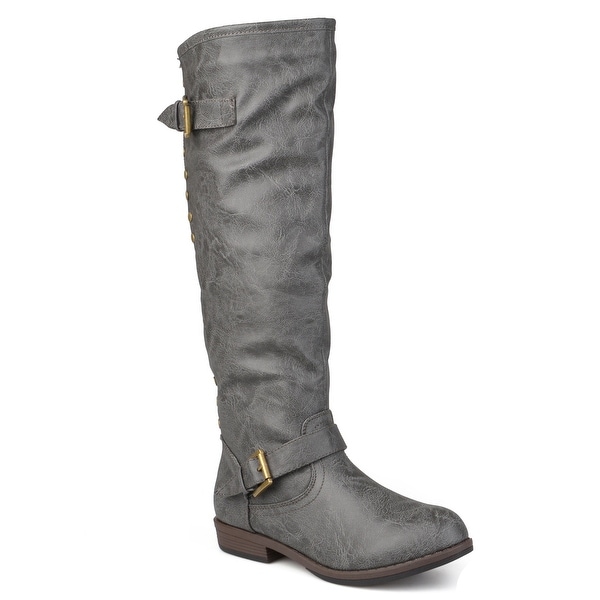 grey long boots ladies
