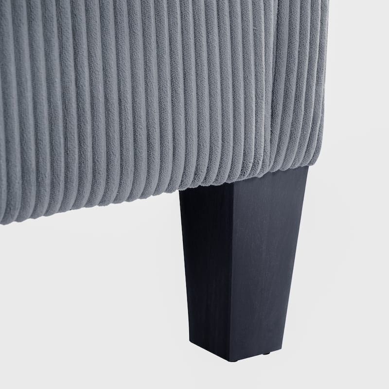 Modern Multi-functional L-Shaped Sofa with Padded Cashmere