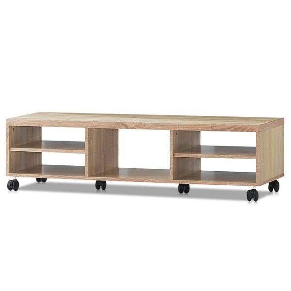 Shop Costway Tv Stand Unit Media Center Console Shelf Cabinet Hold