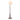 Brinton House Floor Lamp In Earl Gray - Linen Shade - 59 X 17 X 17 inches