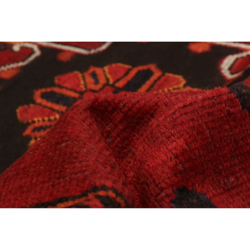 ECARPETGALLERY Hand-knotted Andelz Dark Red Wool Rug - 3'9 x 6'4
