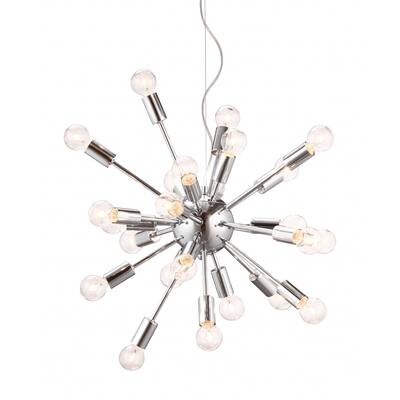 Chrome Orbit Ceiling Lamp
