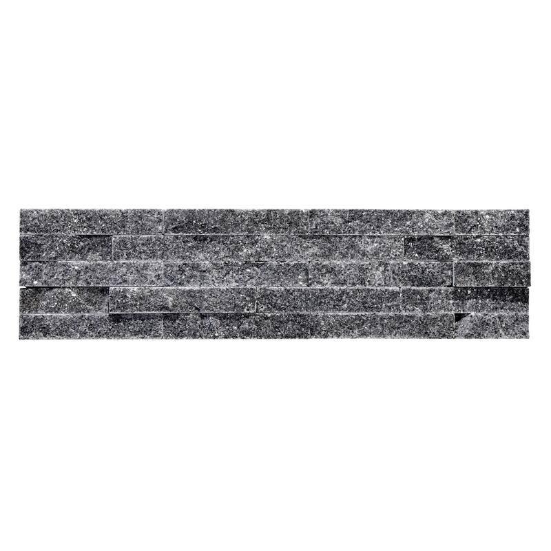 Slender Strip 3 in. x 12 in. Panel and 3 in. x 12 in. Corner Marble Wall Tile