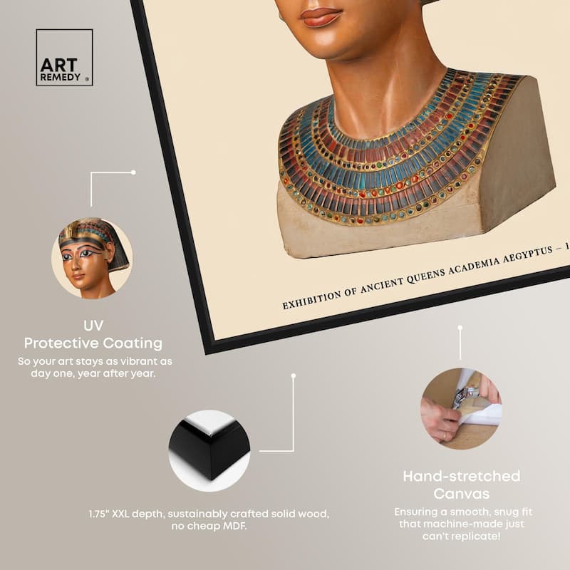 Ancient Egyptian Queen Canvas by Art Remedy