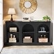 preview thumbnail 6 of 43, 63-Inch Farmhouse Console Table with 3 Tier Storage
