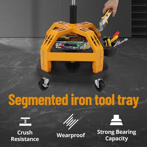 Rolling Shop Stool for Garage with Casters - Bed Bath & Beyond