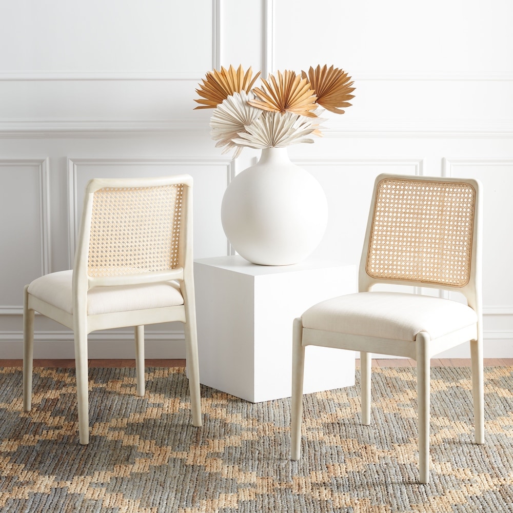 Safavieh maika cane shop dining chair
