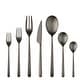 preview thumbnail 1 of 0, Mepra Linea Flatware Set - 32 Pieces Ice Black Gold