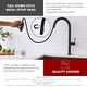 preview thumbnail 35 of 71, Single Handle Pull-Down Sprayer Kitchen Faucet K-141 - Height: 17.25" Spout H: 9" Spout R: 9"