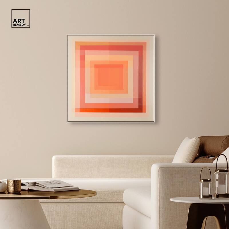 Minimal Color Blocks III Canvas by Art Remedy