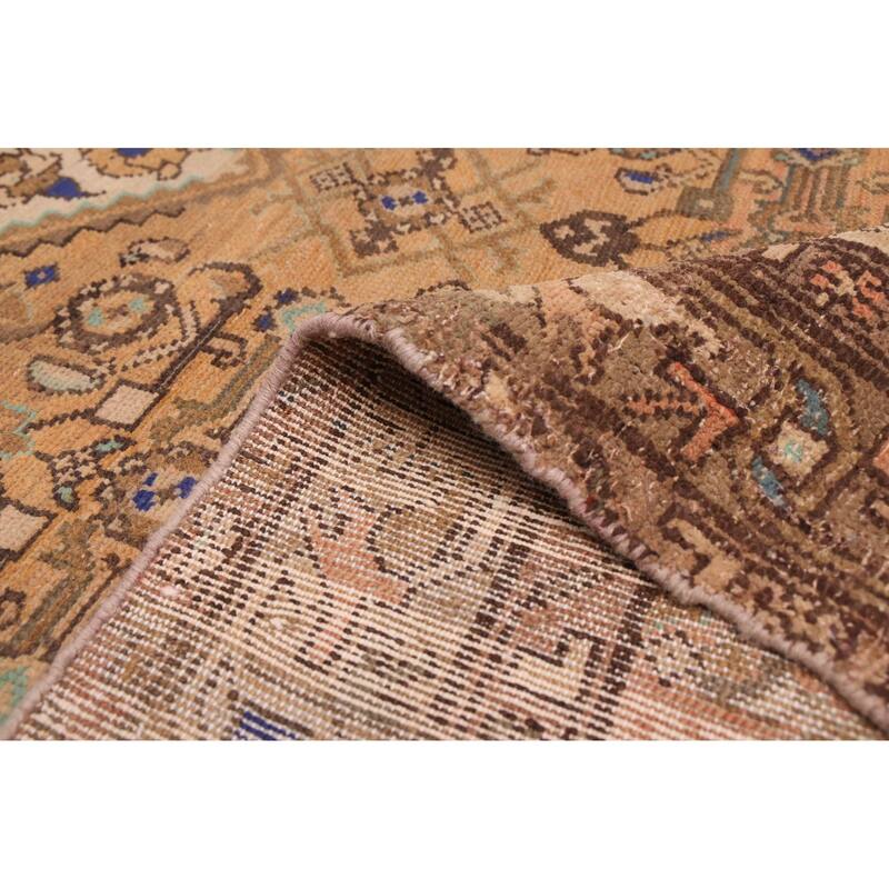 ECARPETGALLERY Hand-knotted Antalya Vintage Copper Wool Rug - 4'9 x 9'7