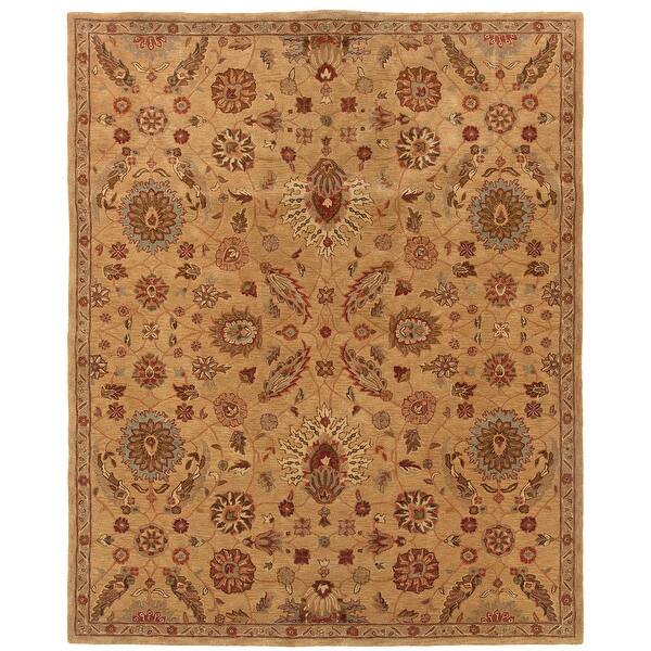 Evan Mini Ribbed Wool Rug Style Haven Evan Traditional Hand-made Wool Area Rug - Bed Bath ...