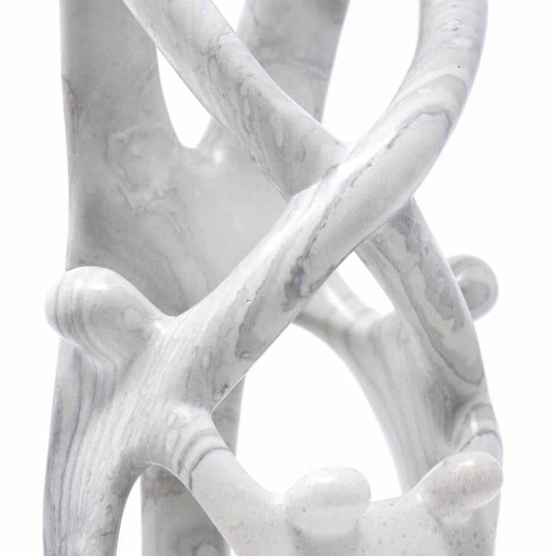 Handmade Soapstone Loving Family Embrace Parent and Child Statue