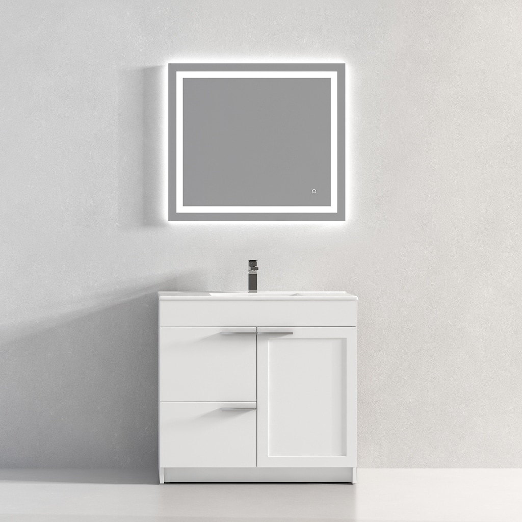 Blossom Hanover 36 Inch Bathroom Vanity with Topmount Ceramic Sink