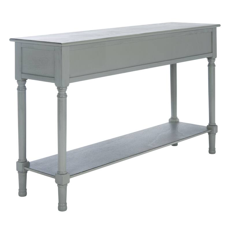 SAFAVIEH Macie 3-Drawer Console Table - 47.3" W x 13" L x 29.5" H - 47.3" W x 13" L x 29.5" H - 47Wx13Dx30H