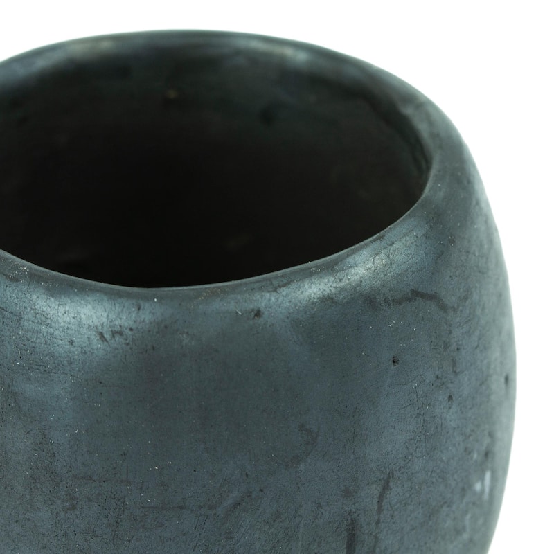 Novica Handmade Little Folk Barrel Barro Negro Shot Glass