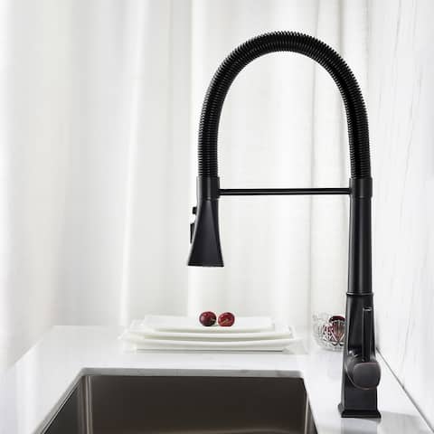 Tim Kitchen Faucet with Pull Down Sprayer - 10.03 inches x 21.06 inches