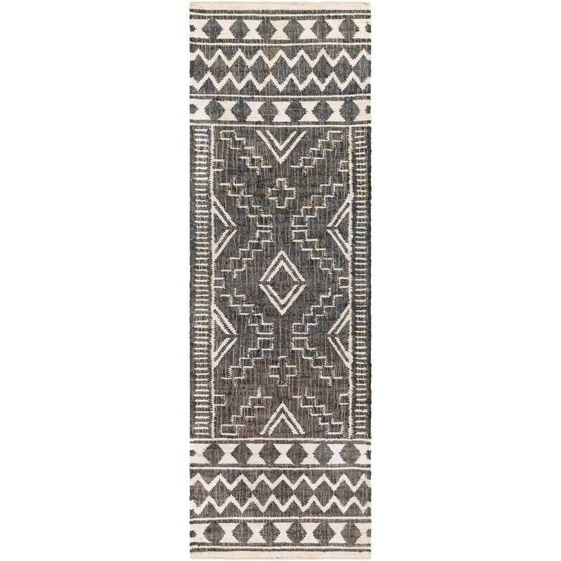 Artistic Weavers Cloistere Global Jute Handmade Area Rug - Charcoal - 2' 6" x 8'