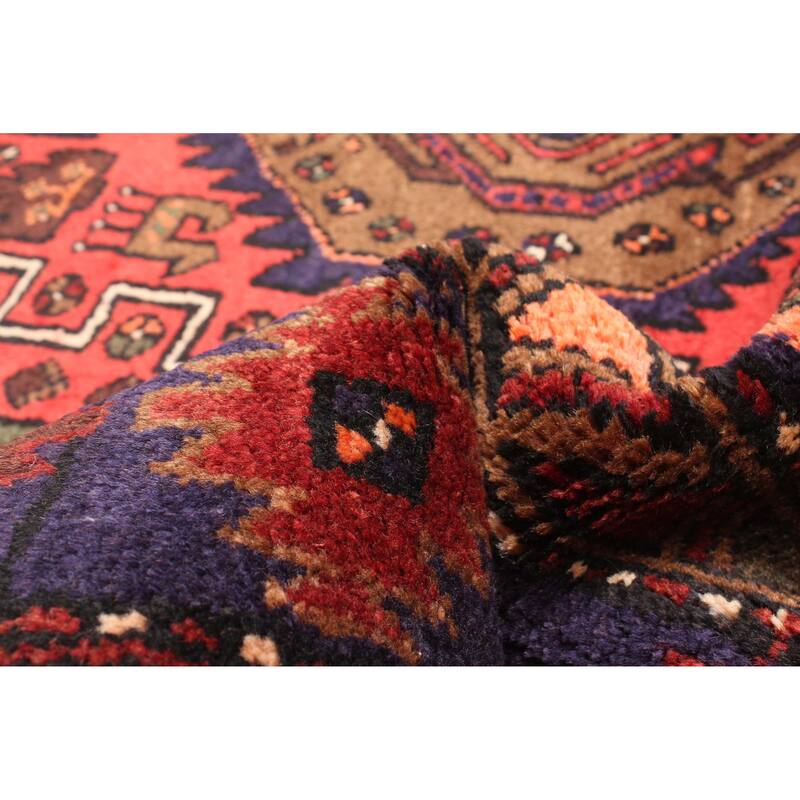 ECARPETGALLERY Hand-knotted Andelz Red Wool Rug - 4'7 x 7'2