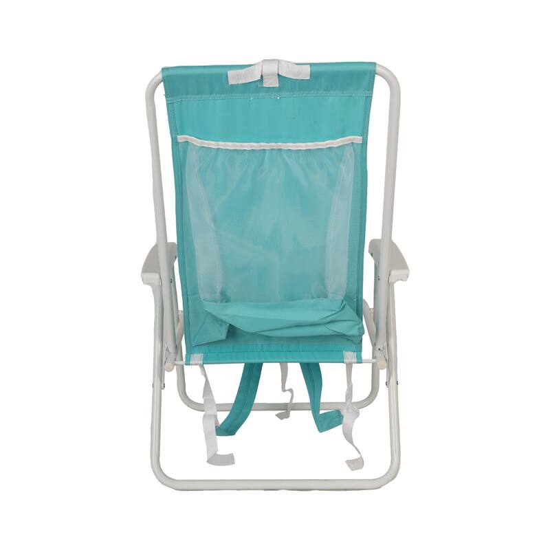 300LB Capacity Backpack Beach Chair Lightweight Reclining Aluminum Frame